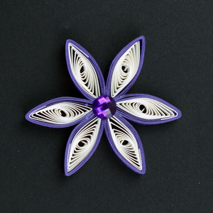 Quilled Christmas Ornament Snowflake