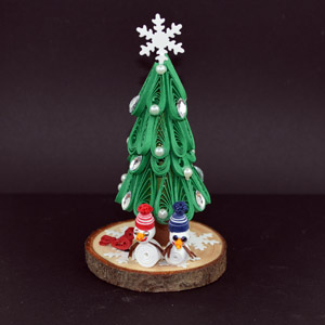 Quilled Christmas Season Ornament
