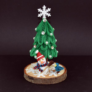 Quilled Christmas Season Ornament