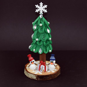 Quilled Christmas Season Ornament