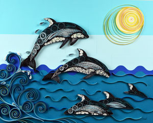 Quilled Dolphin Daydream