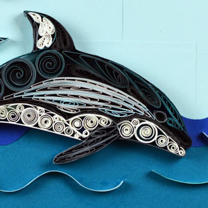 Quilled Dolphin Daydream