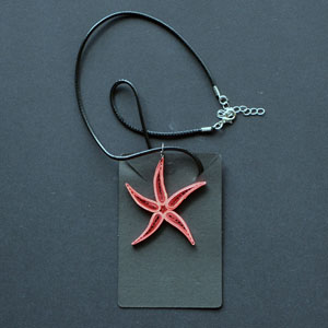 Quilled Starfish Necklace
